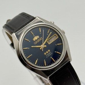 ORIENT Crystal Watch, AUTOMATIC Watch, Orient Caliber 46941 ,Unisex Watch, Clean Dial, Rare Orient, Japan made, 21 Jewels, Day & Date. image 3
