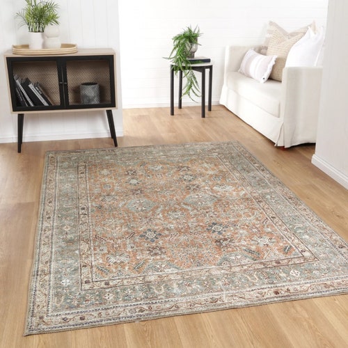 Turkish Rug Sansa Machine Washable Rug Etsy