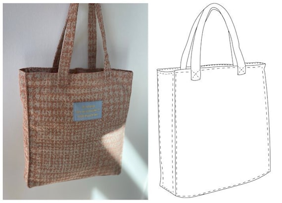Bohemian Tote Bag Pattern Sewing PDF