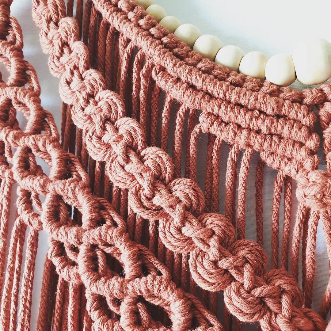 Suspension Murale en Macramé - Pauline