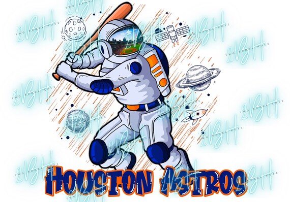Astros Astronaut Baseball Png Sublimations 