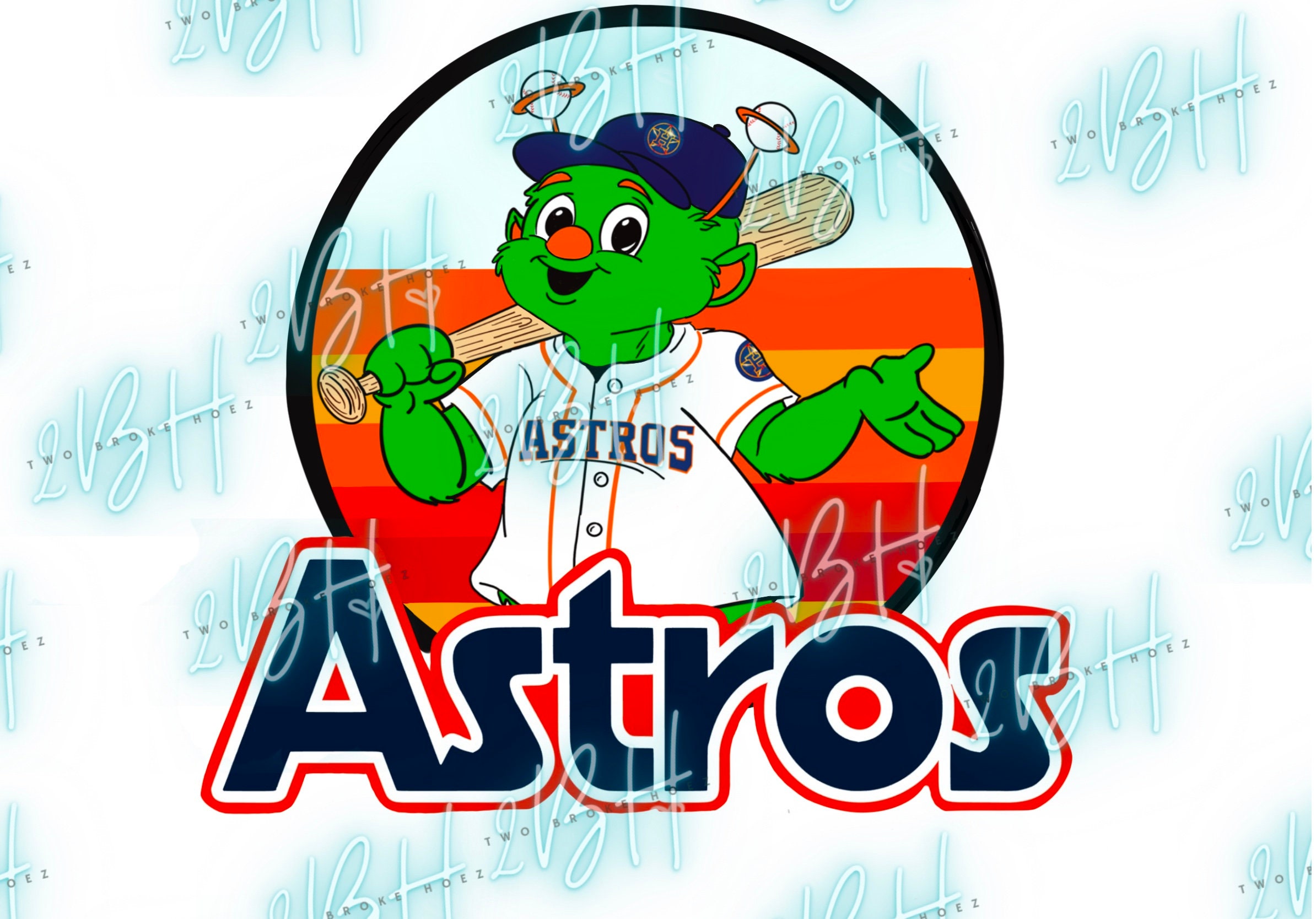 Orbit Astros Mascot Cartoon Coloring Pages