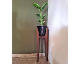 Suporte para plantas moderno de meados do século MCM / interno