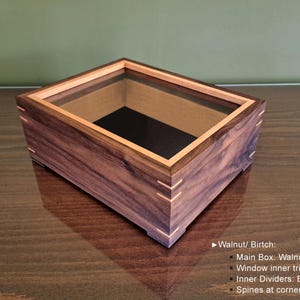 Extra Große Erinnerungsbox - Große Holzkiste Walnuss Schmuckschatulle afrikanische Teak Erinnerungsbox