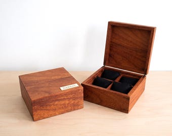 x4 x8 Pocket personalisierte Uhrenbox Geschenke für Männer, Uhrenetui rustikale Box, einzigartige Geschenke Geburtstagsgeschenk Uhrenbox für Männer Geschenk für Ehemann