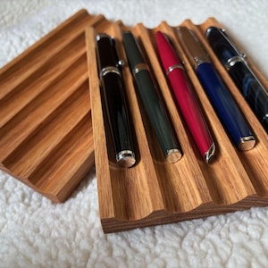 Porte-stylos en noyer | Cadeaux de remerciement pour les enseignants | Porte-stylos en bois pour bureau | Porte-stylo pour bureau Unique | Organisateur de tiroir de bureau