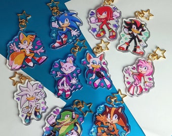 Llaveros Acrílicos: Sonic