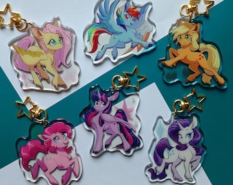 Acrylic Keychains: My Little Pony