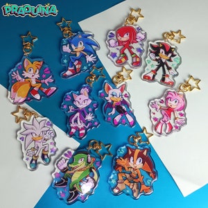 Llaveros Acrílicos: Sonic