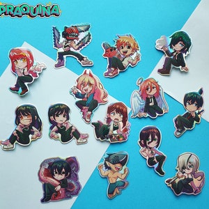Pegatinas de vinilo holográficas: CHSM Chainsaw Man