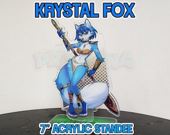 Acrylic Standee:  Krystal Fox from Star Fox 7&quot;