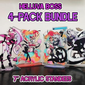 BUNDLE (4-pack) Acrylic Standees  (Loona, HoneyBee, Beelzebub, Verosika)