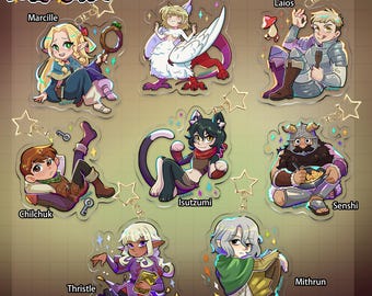 PRE-SALE Acryl-Schlüsselanhänger: Dungeon Lecker Meshi