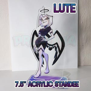 Acrylic Standee:  Lute from Hazbin Hotel 7.5&quot;