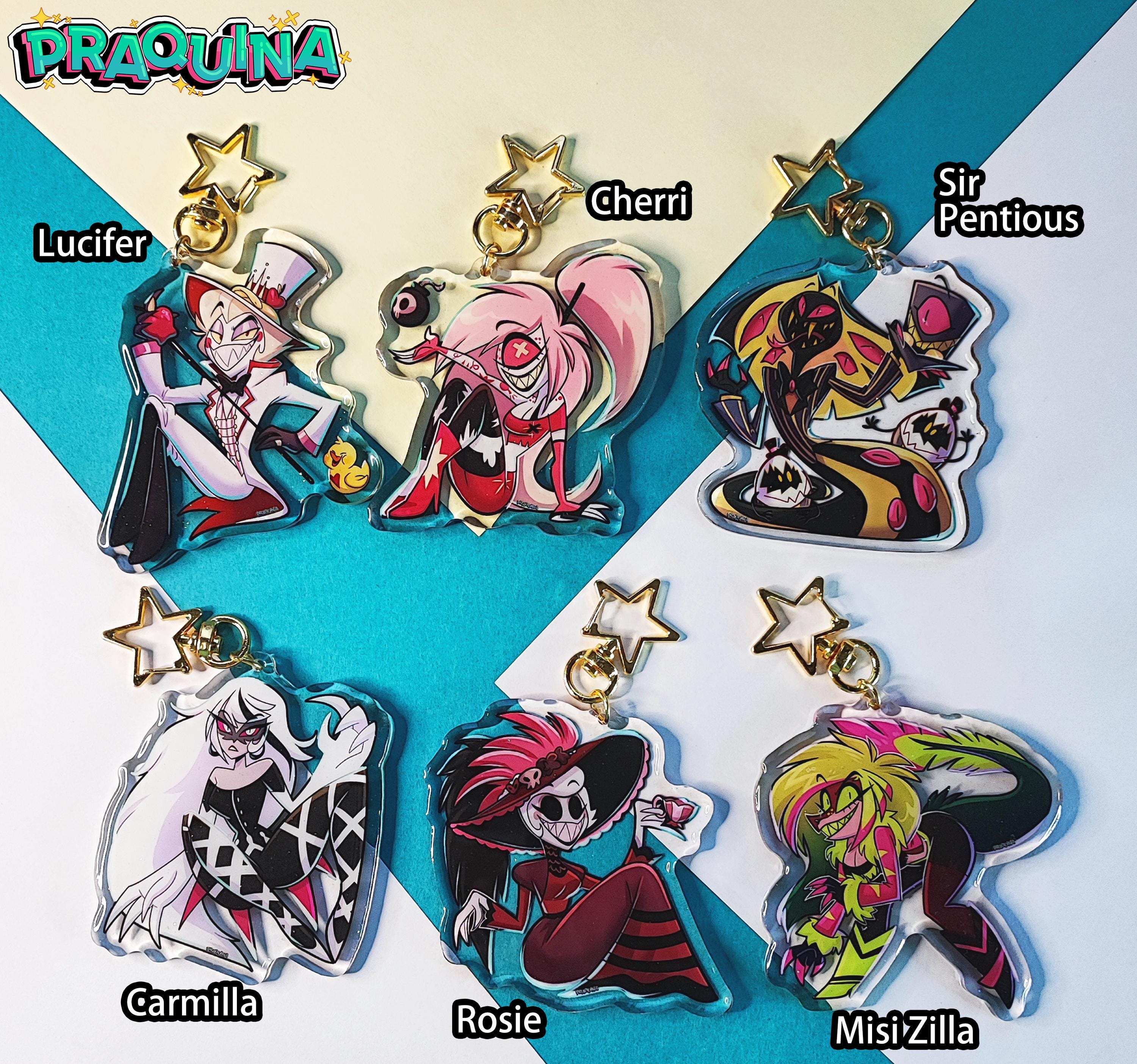 Hazbin hotel acrylic keychain - Etsy 日本