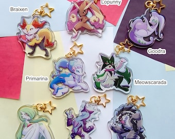Llaveros acrílicos: Pokémon