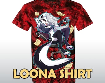 Loona Tie-Dye Shirt (S-2XL) from Helluva Boss