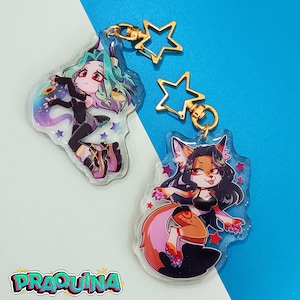 Acrylic Keychains: Original Art / Furry Ocs
