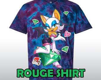 Rouge the Bat Shirt (S-3XL) 100% cotton