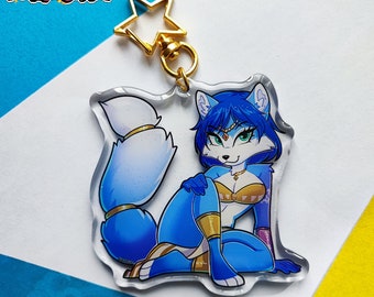 Acrylic Keychains: Krystal Fox