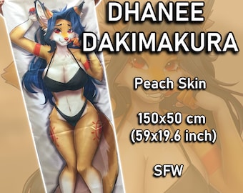 Furry Waifu Dakimakura/funda de almohada para el cuerpo