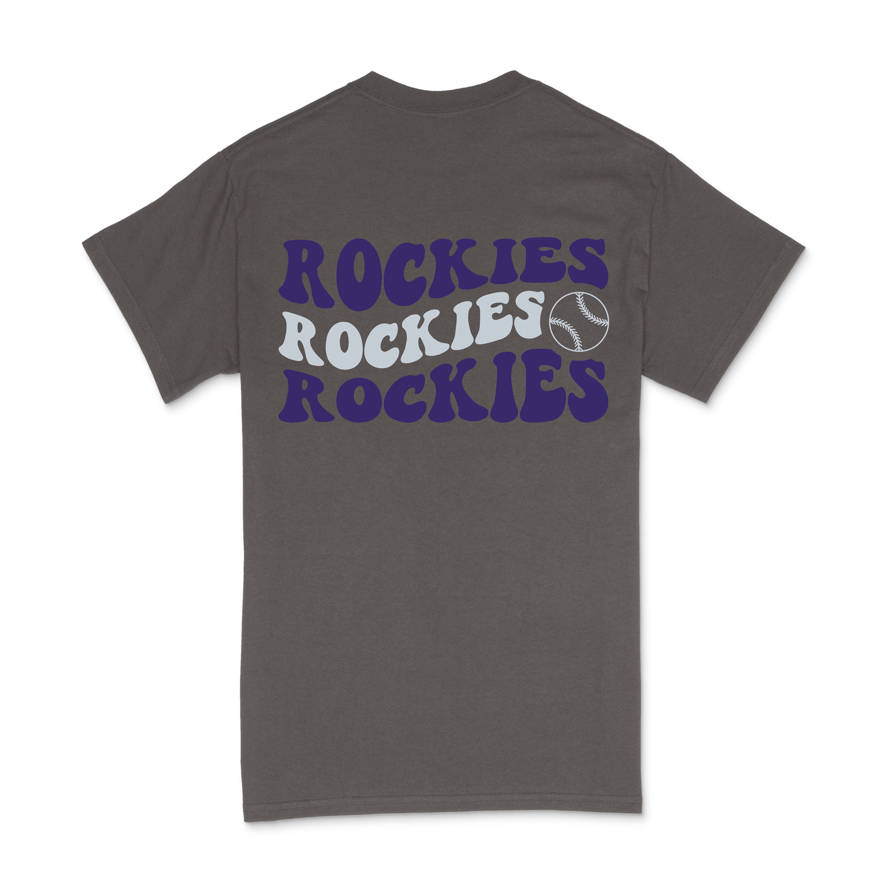 Rockies Baseball T-shirt Sports Shirt Gift Rangers Tee Game Day Top Boho  Shirts Team Spirit Women's 