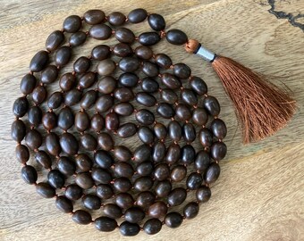 Lotus Seed Mala, Kamal Gatta Mala, Lotus Seed Necklace, Spiritual Necklace, Yoga Gifts