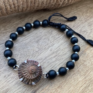 Shaligram Bracelet With Surya Sudershan Shaligram, Sudershan Shaligram, Silver Pendent, Sudershan Bracelet