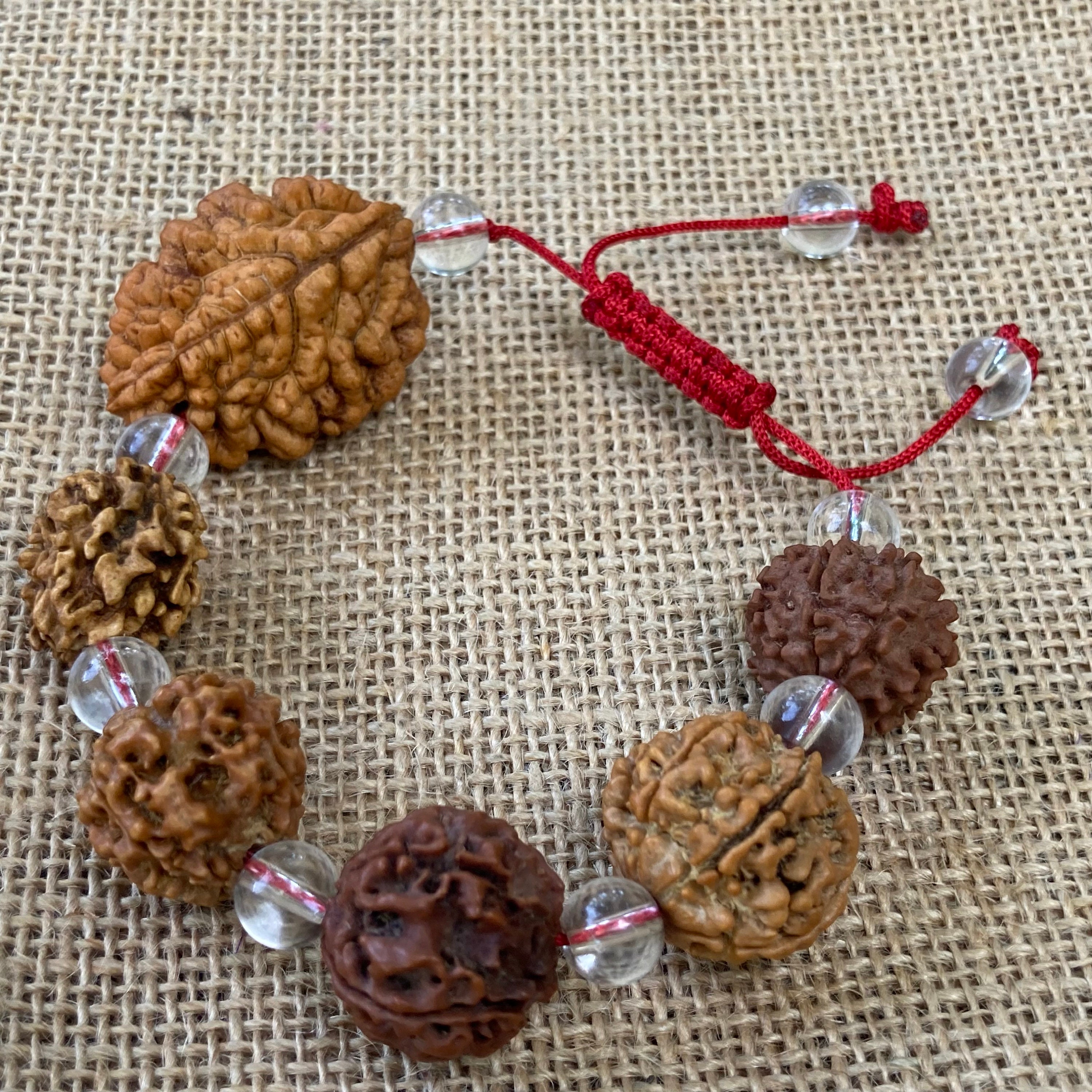 ルドラクシャ 2 3 4 5 6 7 ムキ (顔) ブレスレット