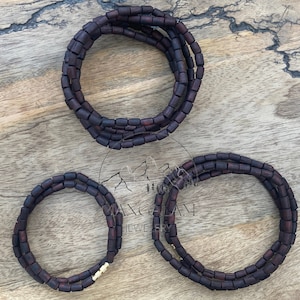 Kanthimala Big Size 3 Round Handmade Tulsi, Necklace - Hare Krishna Kanthi Mala • Tulsi Kantha Mala • Tulsi Beads • Tulsi Choker Radhe