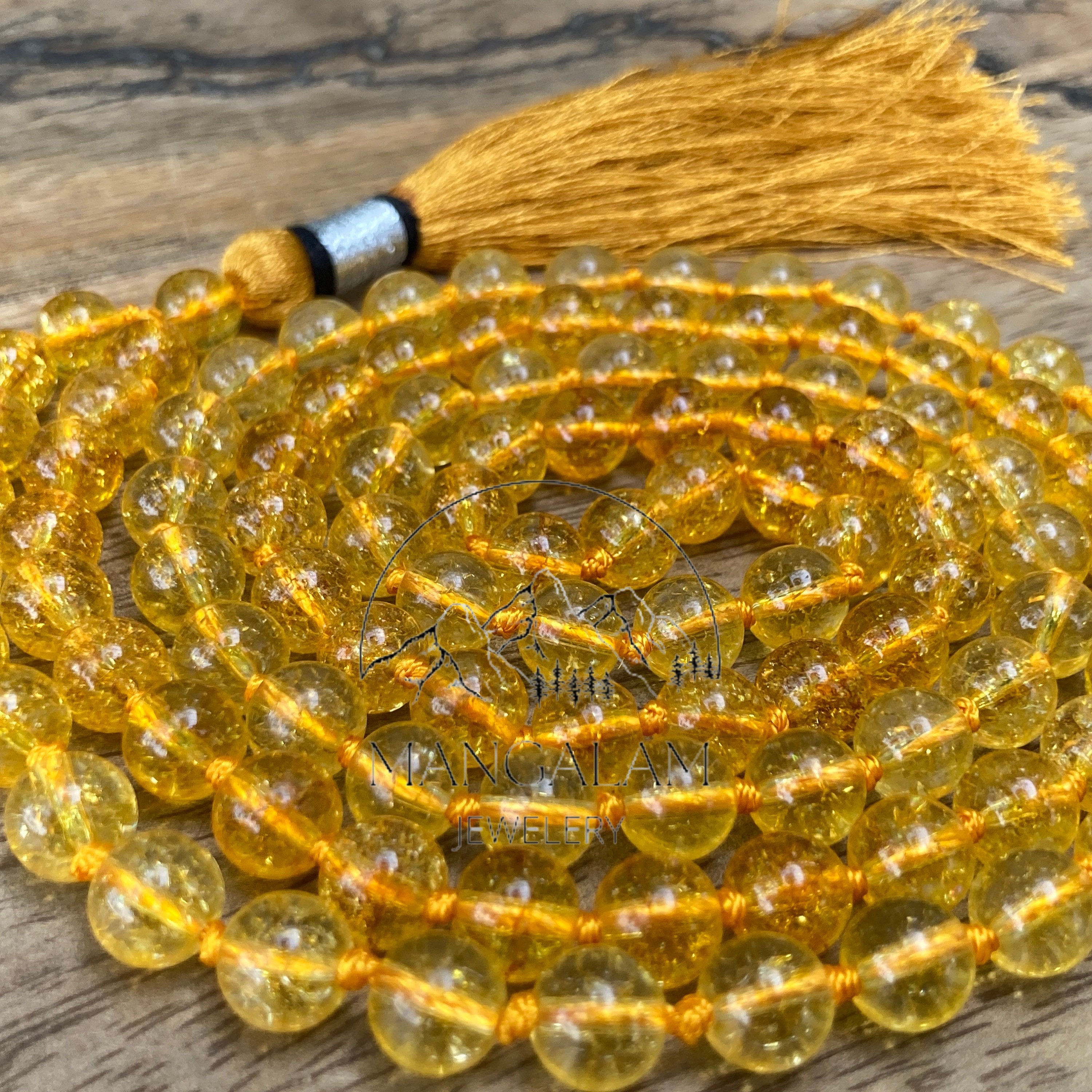 Citrine mala beads deals