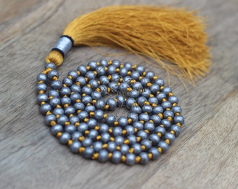 Parad Mala, Mercury Beads Mala, Religious Gifts- God Shiva, Pooja Items, Handmade Jewelry