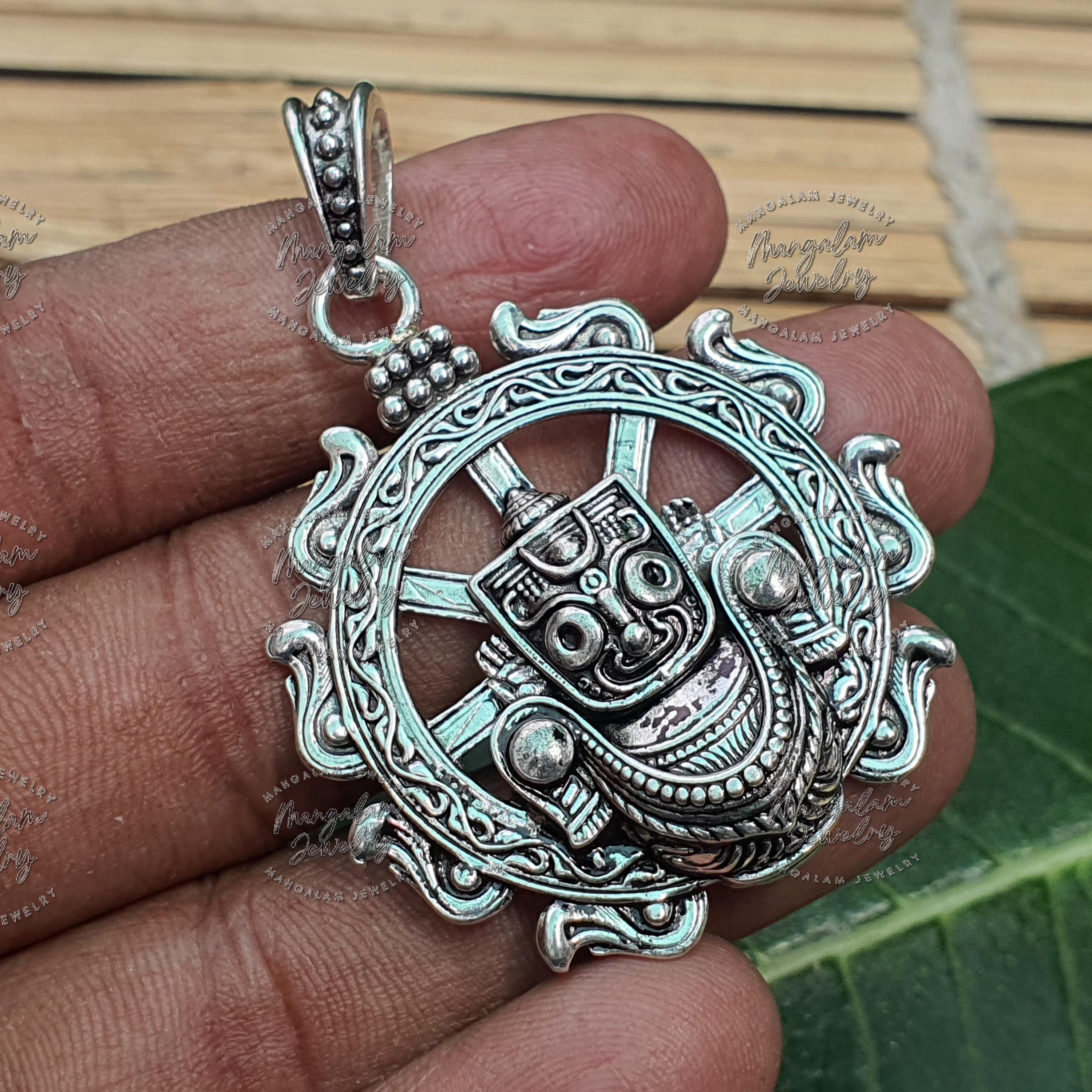 ジャガンナート神のペンダント - 礼拝用の神聖なヒンドゥー教の神