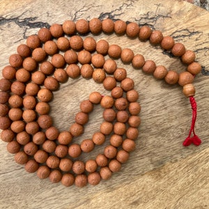 108 Antike Einauge Tibetanische Bodhi Samen Mala, Phoenix Auge Bodhi Samen Mala, Einauge Bodhi Mala, Japa Mala - Dunkle Bodhi Samen Mala, Tibetisch
