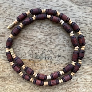 Tulsi Kanthi mala 1 Round Handmade Tulsi, Necklace - Hare Krishna Kanthi Mala • Tulsi Kantha Mala • Tulsi Beads • Tulsi Choker Radhe