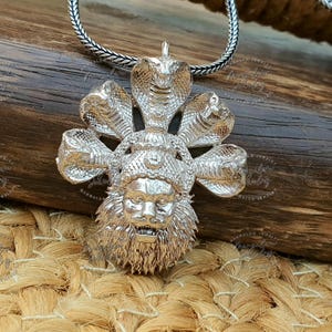 Shanta Ananta Narasimha Pendent Silver Narsimha Pendent ananta Narsimha Narsimha Pendent