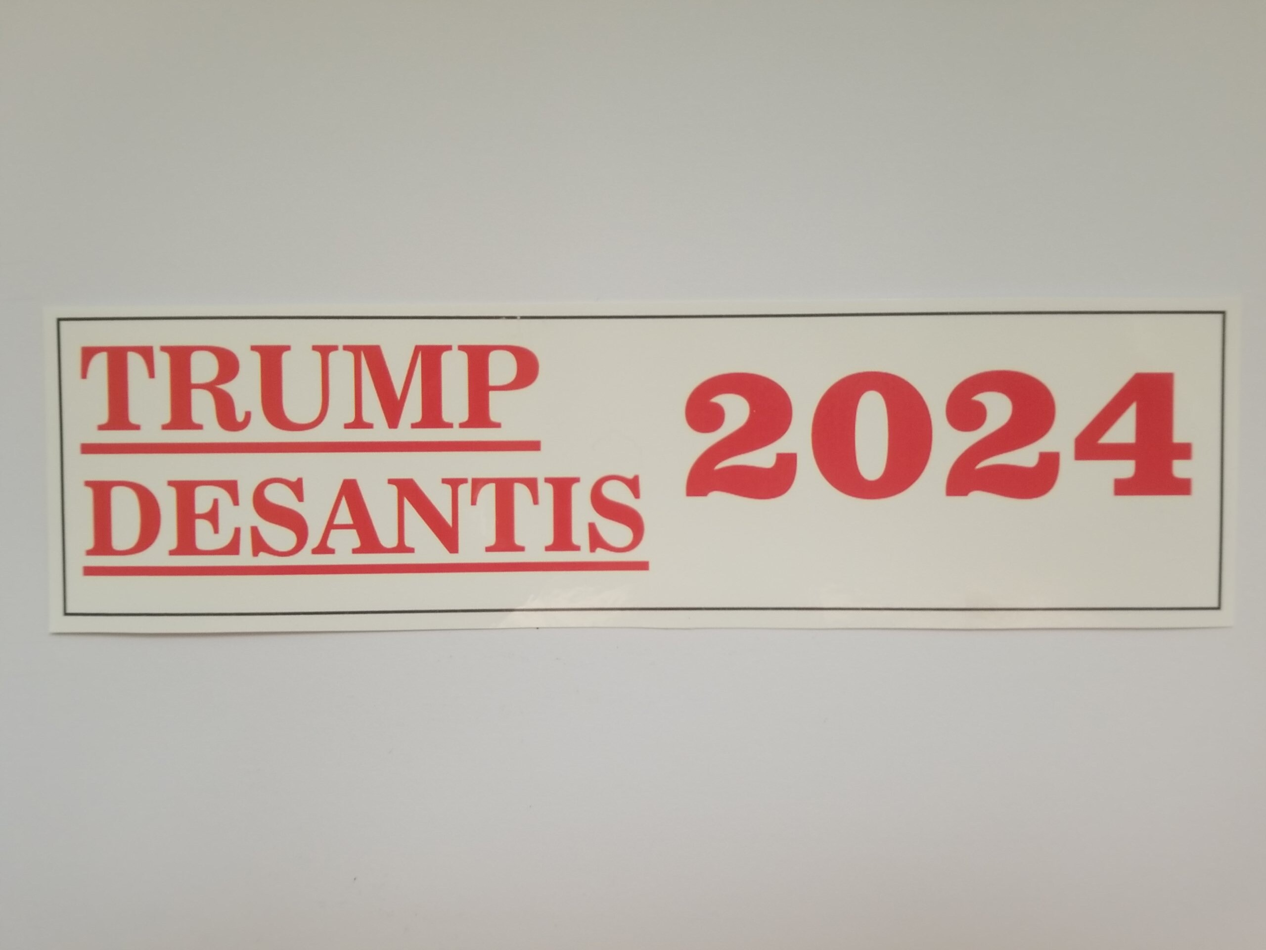 Trump/desantis 2024 Bumper Sticker Etsy