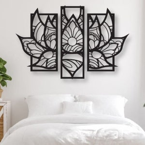Big Flower Lotus Mandala Wall, Mandala Wall Art, Mandala Wall Art Wood, Mandala Wall Art Decor, Mandala Wall Art Hanging, Mandala Wall Art