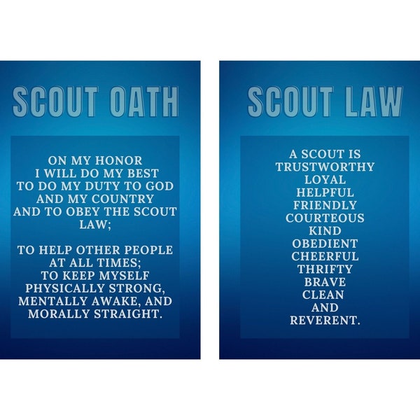 Scout Law Etsy