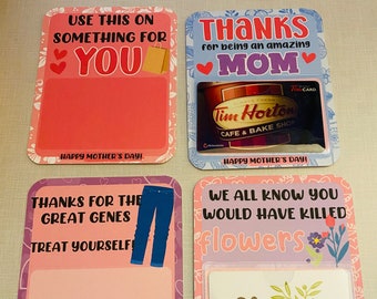 Mother's Day gift card, Mother's Day gift card holder,  gift for mom,  gift card, Funny Card for Mom, Unique Card for mom, Card for mom