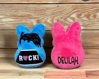 Punk Rock Plush, plush bunny , Emo plush, Rock Plush Rabbit, Easter gift, Easter basket Stuffers, Easter Bunny plush, Emo bunny plush,