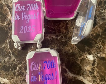 Medium Suitcase Party Favor, Bachelorette & Girls Trip Gift