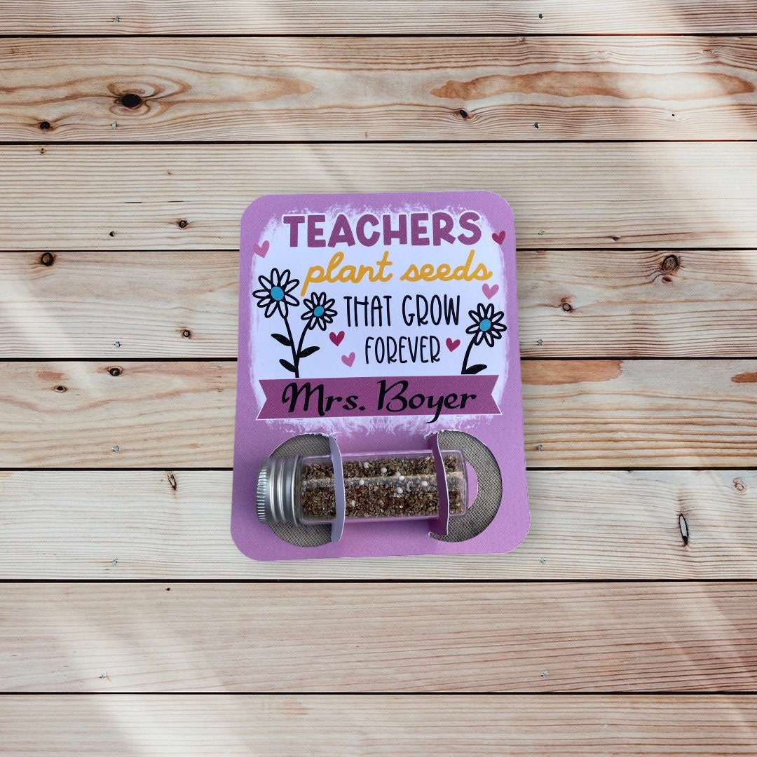 PRINTABLE Teacher Appreciation Gift Tags, Teacher Thank You Card  Appreciation Card Teachers Plant the Seeds Grow Teacher Gift End of Year 