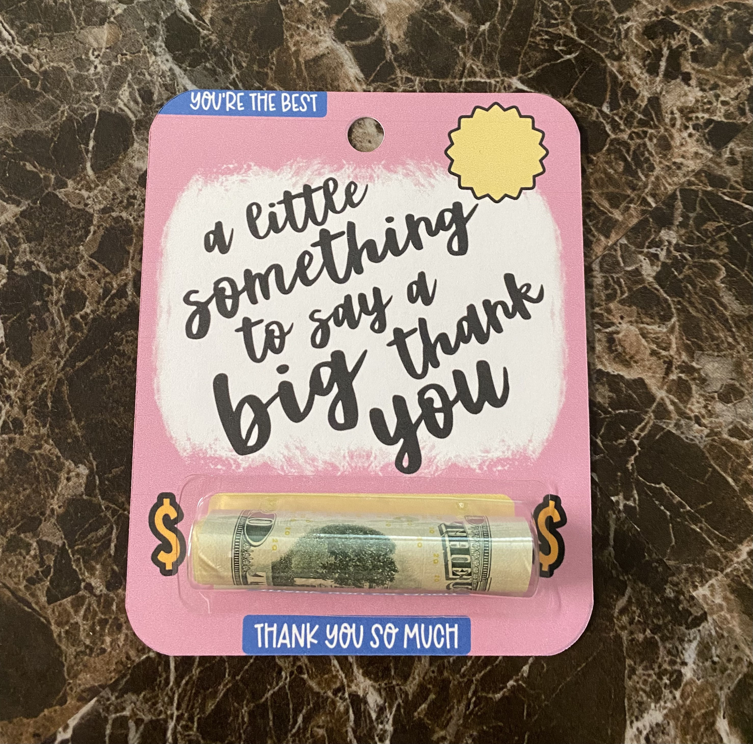 Thank You Money Card Thank You Card Thank Greeting Card Etsy