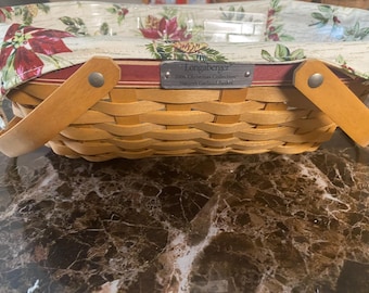 2006 Longaberger Natures Garland Basket Holiday Collection