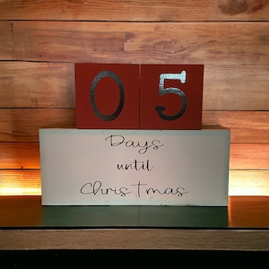 Advent Calendar, wood reusable advent calendar, Christmas Calendar, wooden advent calendar, Advent Calendar Box
