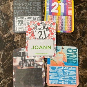 21st Birthday gift card, 21st birthday card, twenty first birthday gift, gift for a girl, gift card, birthday card, twenty one birthday card