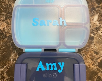 Personalized Snack Box: Leak-Proof Container for School, Daycare