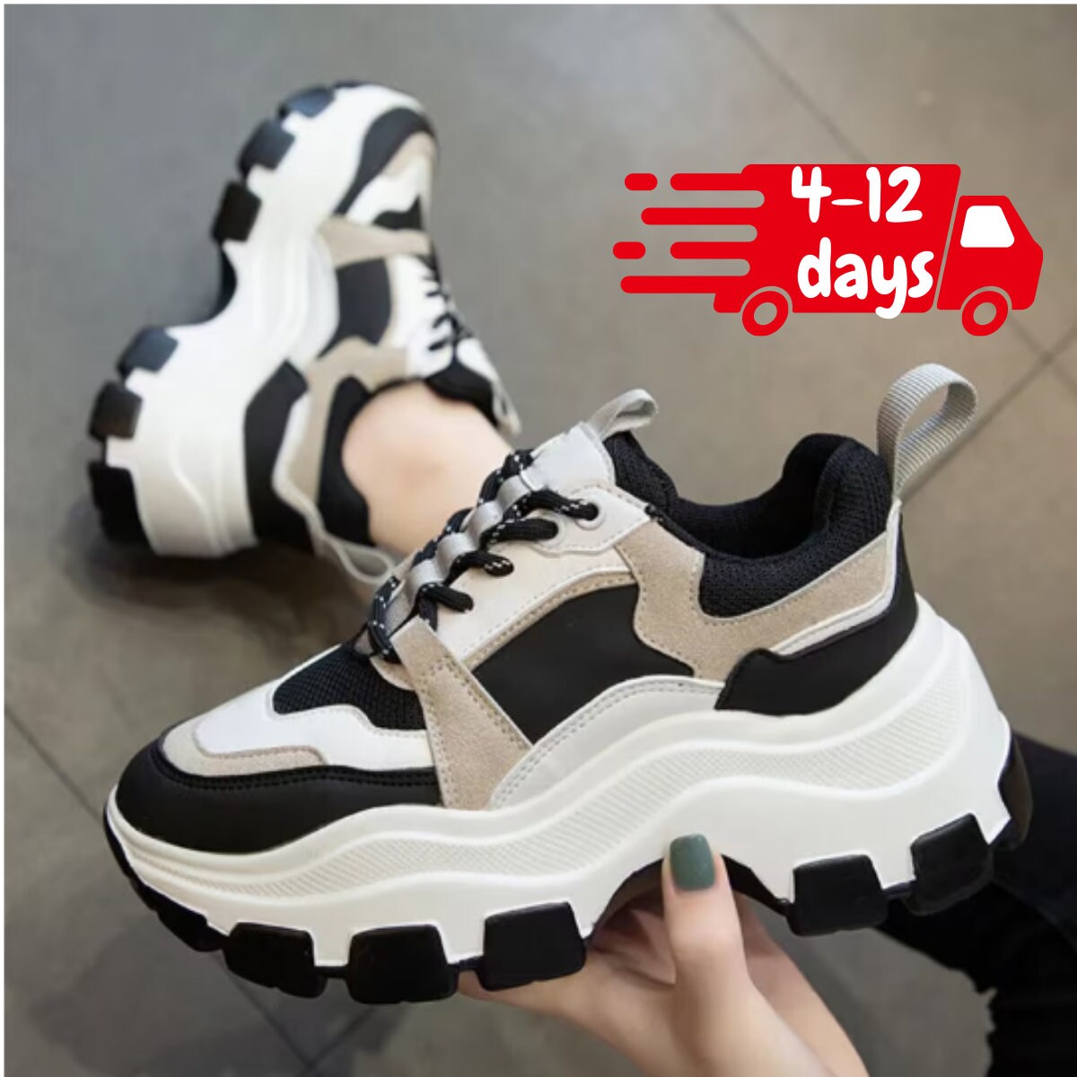 platform heels sneakers