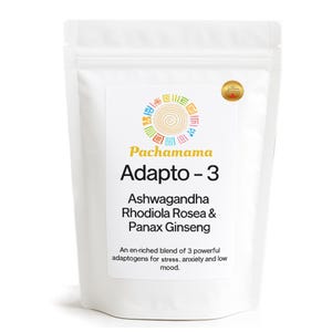 3 x Adaptogen: Ashwagandha, Rhodiola Rosea & Panax Ginseng